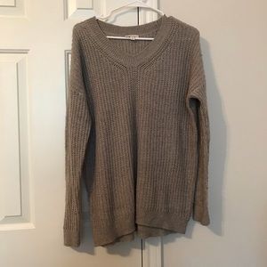 Gap Maternity Chunky Knit Gray Sweater Medium